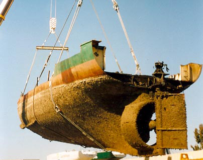 Desguace del barco «Tania»